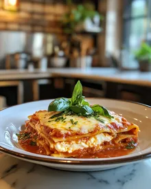 Leckeres gebackenes Ziti mit Ricotta und Mozzarella