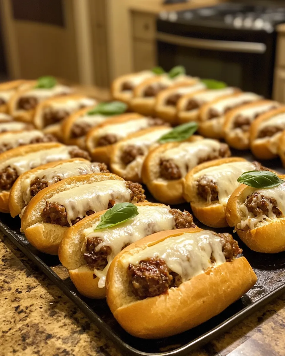 Ultimative Fleischbällchen-Sub-Sandwiches