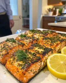 Zitronen-Kräuter-gegrillter Lachs Rezept