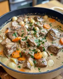 Klassische französische Blanquette de Veau: Ein tröstlicher Genuss